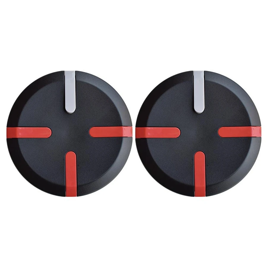 2Pcs איזון חשמלי קטנוע גלגל האב מכסה כובע מעשי ללבוש עמידים צד קאפ עבור Xiaomi Ninebot/Mini Pro-שחור
