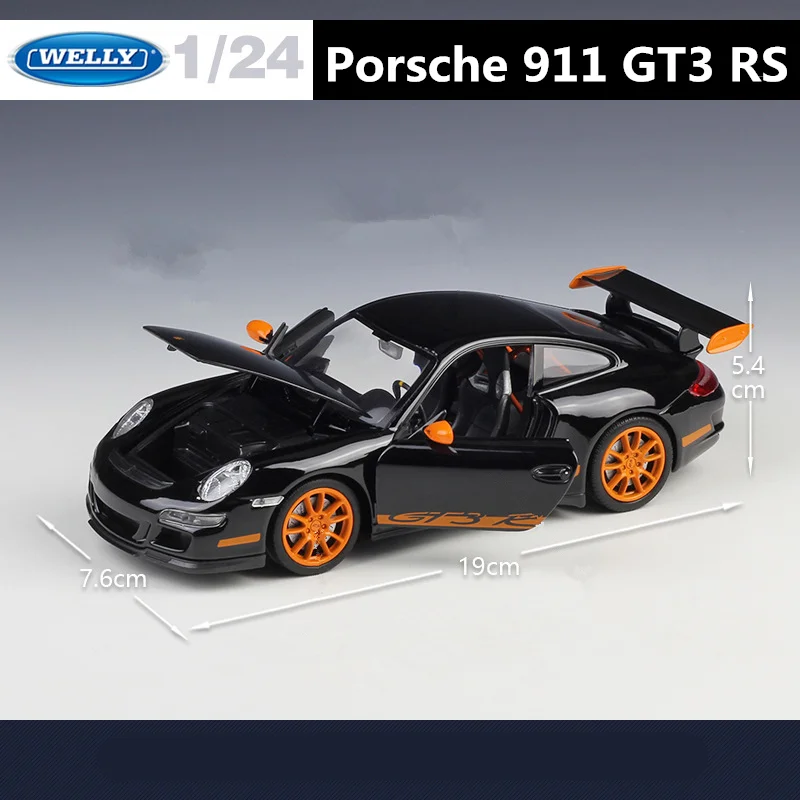 גז 1:24 פורשה 911 GT3 RS סגסוגת לעקוב אחר מכונית ספורט מודל Diecast מתכת צעצוע מכונית מירוץ דגם גבוה סימולציה אוסף ילדים מתנה