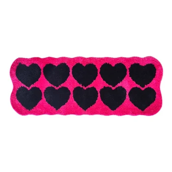 הוק הבריח קיט לעשות עבור ילדים/מבוגרים/למתחילים שטיח רקמה מודפס עם תבנית לב בד תחביבים מלאכת יד