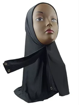 החדש טורקיה מוכנה ללבוש Snap אטב חיג ' אב לנשים מוסלמיות מלא כיסוי ראש עוטפת את הצעיף באסלאם טורבן כובעי Turbante Mujer