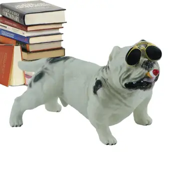 בולי כלב בוקסר עבור רכב רכב פנים בובות קישוט המחוונים קישוטים פיטבול כלב עיצוב סלון, משרדים שולחנות