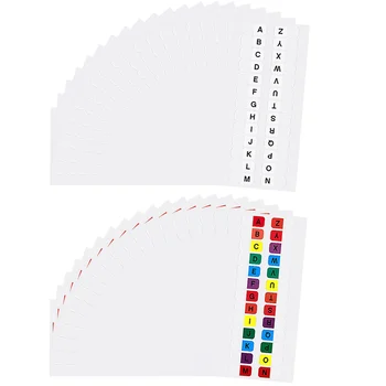 צבעוני של הספר מדבקות קטנות לשוניות דביקות פנקס דף סמנים האלפבית קובץ מדריכים כרטיסיות