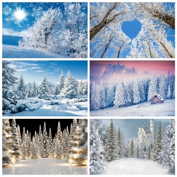 שלג בחורף זירת רקע צילום יער הר נוף טבעי פתיתי שלג חג המולד רקע צילום סטודיו