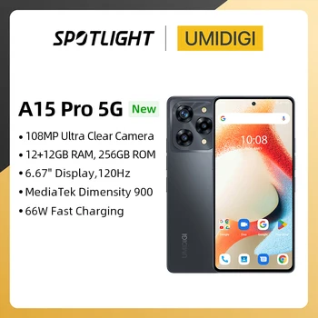 [בכורה] UMIDIGI A15 Pro 5G NFC החכם אנדרואיד 13 MTK G900 6.67