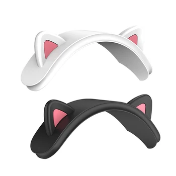 עבור אפל מקס רב תכליתי Wireless Bluetooth Headset למשקוף חתול האוזן סיליקון כיסוי מגן