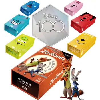 החדש של דיסני 100 Zootopia כרטיס לילדים KAKAWOW Hotbox מהיר ועצבני סרט כרטיס מלחמת הכוכבים מארוול Pixer מיקי החברים שולחן צעצועים