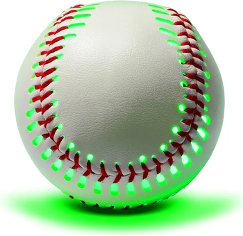 זורח אימון בייסבול אור עד בייסבול זוהר בחושך להאיר עם 6 שינוי צבעים בייסבול ילדים מתנה