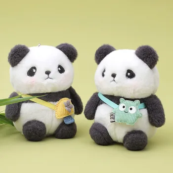 11 יצירתי פנדה צעצוע קטיפה מחזיק מפתחות חמוד פנדה הבובה תליון קישוט הבית תליון בובת קטיפה בובת צעצוע לילדים