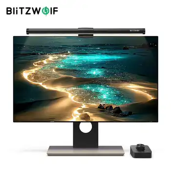 BlitzWolf BW-CML5 לפקח אור בר גע / שלט אלחוטי כפול שליטה עין הגנה Anti-Glare 300-1000Lux USB אור קריאה