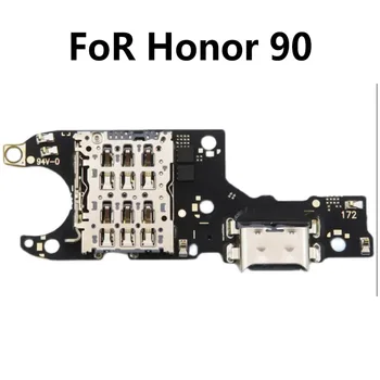 עבור Huawei הכבוד 90 USB לטעינה יציאת מיקרופון מיקרופון מחבר מזח לוח מהר להגמיש כבלים Replacemennt תיקון חלקים