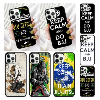 BJJ ברזילאי ג 'יו ג' יטסו טלפון Case כיסוי עבור iPhone 15 SE2020 13 14 11 12 Mini Pro מקס XR XS 6 7 8 פלוס coque fundas פגז