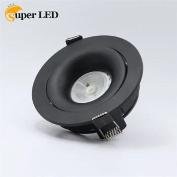 Downlight LED מתקן דיור תאורה אביזרים MR16 GU5.3 GU10 מתכת Trimless שקוע עגול מסגרת usalight