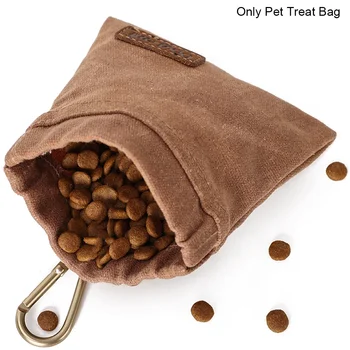 נייד הכלב מתייחס התיק עם וו חיצוני שמן עמיד הכלב לטפל בתיק נושא האוכל קקי תיק פאוץ גור חטיף אחסון תיק מותניים