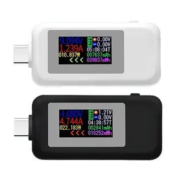 הנוכחי מתח לפקח על מד כוח KWS-1902C סוג C-USB הבוחן 0-5A 4-30V צבע תצוגה לטלפון סלולארי, מחשב Dropship