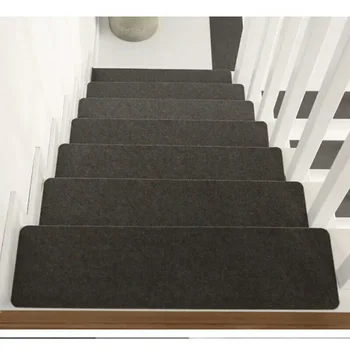 14Pcs מדרגות מחצלות לשדרג מקורה מדרגות צעד משטח הדבקה עצמית דבק-בחינם מזרנים מחצלות מדרגות הבית החלקה עמיד חיפוי רפידות