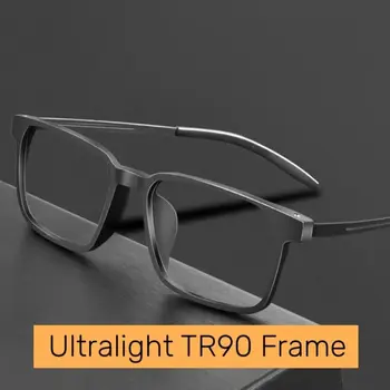 אנשים עסקים נגד אור כחול מרובע משקפיים T90 מסגרת מרשם משקפי קריאה אופטיים משקפי שמש משקפיים משקפיים
