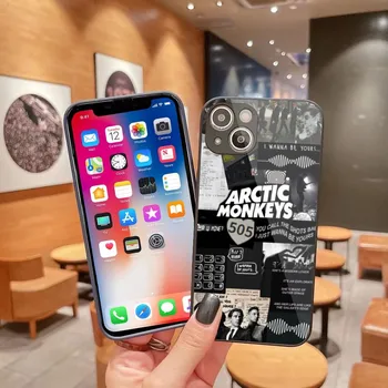 קופים הארקטי טלפון סלולרי נייד Case for iPhone 15 14 13 12 11 Pro Max X XR XS 8 7 בתוספת כוס נוזל טלפון הכיסוי Funda