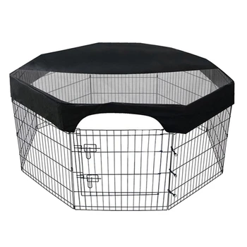 מחמד לול כיסוי בד קרם כיסוי שחור מחמד הבית מכסה גור חתול גדר הכלוב מכסה 24 ס 