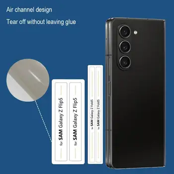 2pcs סרט על Samsung Z קיפול 5 מגיני מסך עדשת המצלמה סרט מגן עבור סמסונג טלפון מגן