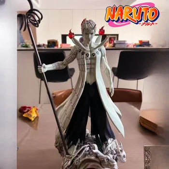 40CM אנימה נארוטו אוצ 'יהא Obito פעולה איור דמויות נינג' ה פסל דמות מודל בובה קישוט אוסף קישוט מתנות