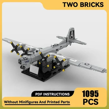 צבאי לוחם מודל Moc בניין לבנים 1:72 B-29 Superfortres טכנולוגיה מודולרית רחובות מתנה צעצועים חג המולד DIY סט הרכבה