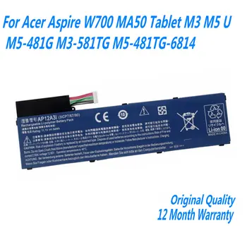 חדש 11.1 V 54WH AP12A3I AP12A4I סוללה של מחשב נייד עבור Acer Aspire W700 MA50 לוח M3 M5 U M5-481G M3-581TG M5-481TG-6814