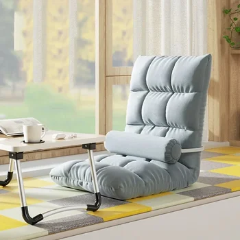 כריות מינימליסטי בסלון ספה, כיסאות מודרניים בד יחיד עצלן הספה עם גג נפתח בפינה Fauteuil סלון ריהוט ספריית