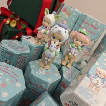 מקורי סוני אנג ' ל עיוור תיבת חורף הפלאות סדרה מסתורית הפתעה תיבת דמות אנימה המודל מניח את התיק בובות חג המולד מתנת צעצוע