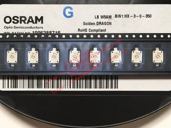 10pcs/OSRAM LBW5AM מתח גבוה 7060 קמור ראש 465nm אור כחול רכב מנורת LED חרוז 3W