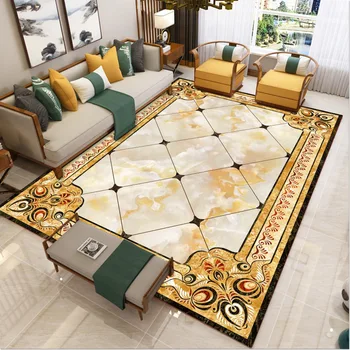 משק מודרני פשוט הביתה הסלון המשפט האירופי שטיחים מיטת ספה שטיח הרצפה רחיץ קישוט חדר שטיחים בחדר השינה