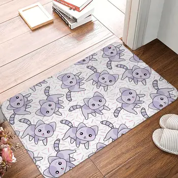 אנטי להחליק שטיחון האמבטיה שטיח חתול חמוד מרפסת שטיח כניסה הדלת שטיח דקורטיבי מקורה
