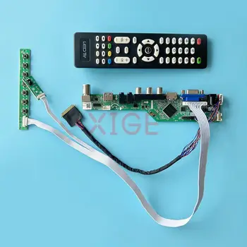 LCD נהג בקר הלוח מתאים LTN133AT23 LTN133AT27 ערכת DIY 13.3 אינץ ' 1366*768 טלוויזיה אנלוגי USB+AV+HDMI+VGA LVDS 40 פינים נייד מטריקס