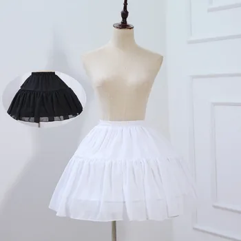 סיטונאי 2023 שמלת נשף Underskirt שמלה קצרה Cosplay תחתונית משי גרר עצמות לוליטה התחתונית בלט רוקבילי קרינולינה