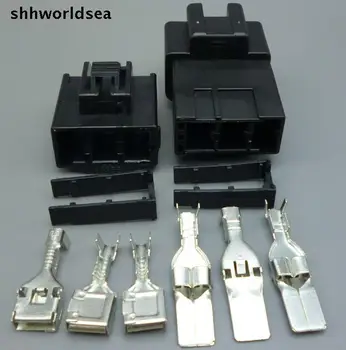 Shhworldsea 4/10/50/100sets 3 Pin 7.8 מ 