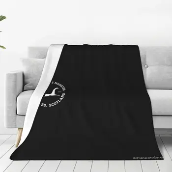 המפלצת מלוך נס נבחרת לוגו לבן Ver שמיכה כיסוי מיטה על מיטה Kawaii אנימה שמיכה מיטת ספה